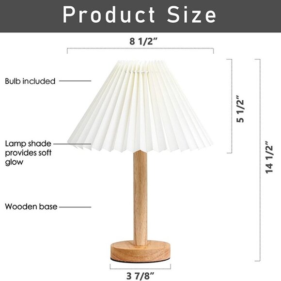 NEW Small Table Lamp, Bedside Nightstand Mini Lamp for Bedroom Living Room. - Picture 5 of 7